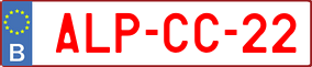Truck License Plate